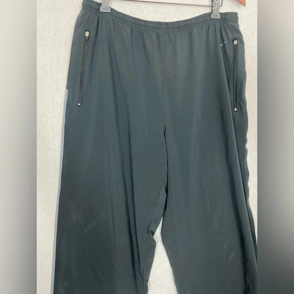 Nike Dri fit black track running workout  pants Sz XL - Picture 3 of 12